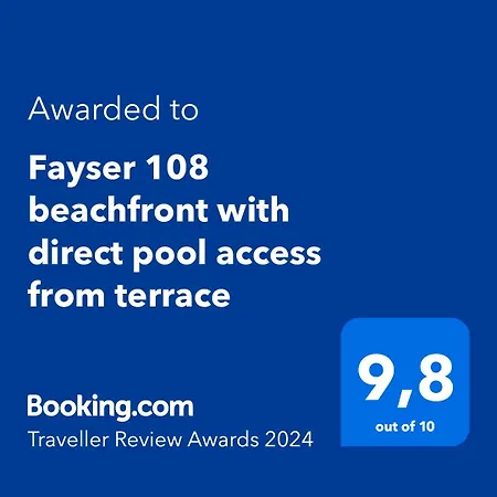 דירה Fayser 108 Steps To With Direct Pool Access And Ac *